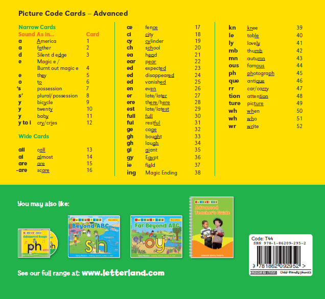 Picture Code Cards - Advanced [Classic]