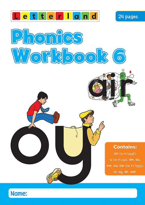 Phonics Workbooks (Set of 6) [Classic]