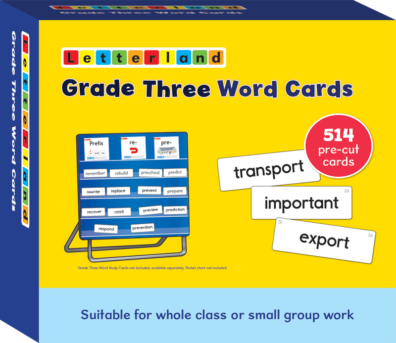 Grade Three Word Cards