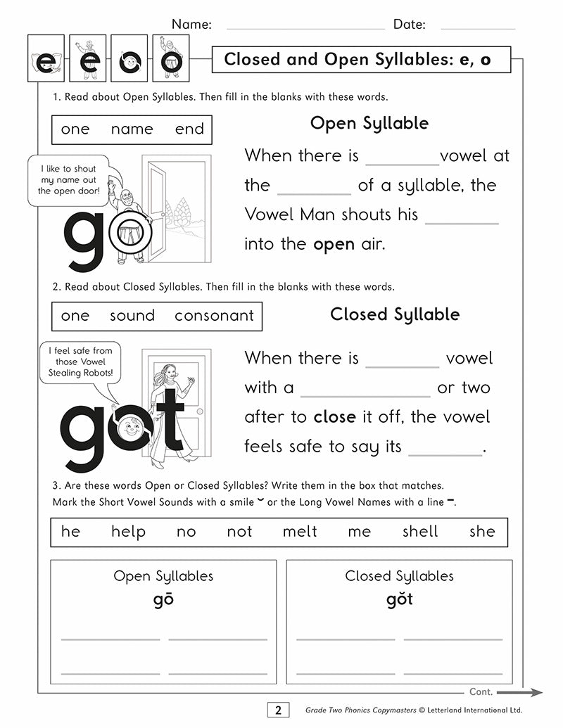 Grade Two Phonics Copymasters [Classic]