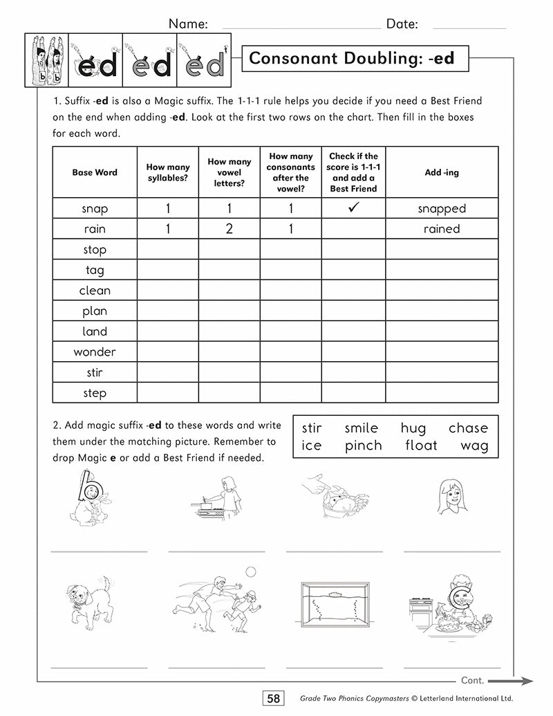 Grade Two Phonics Copymasters [Classic]