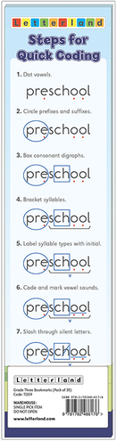 Grade Three Bookmarks (Pack of 30)