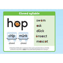 Six Syllable Types Poster [Classic]